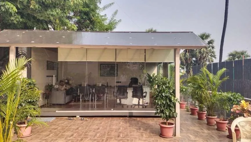 Customized sales office porta cabin