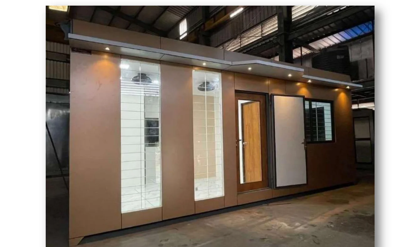 Contemporary modular office exterior