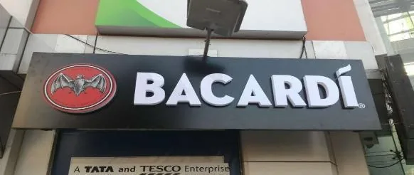 Bacardi exterior signage